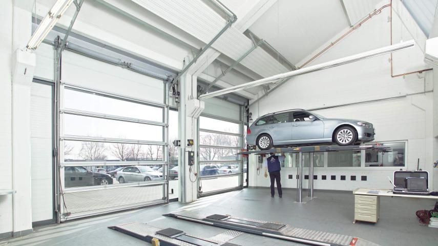 промышленные ворота в Полтавской